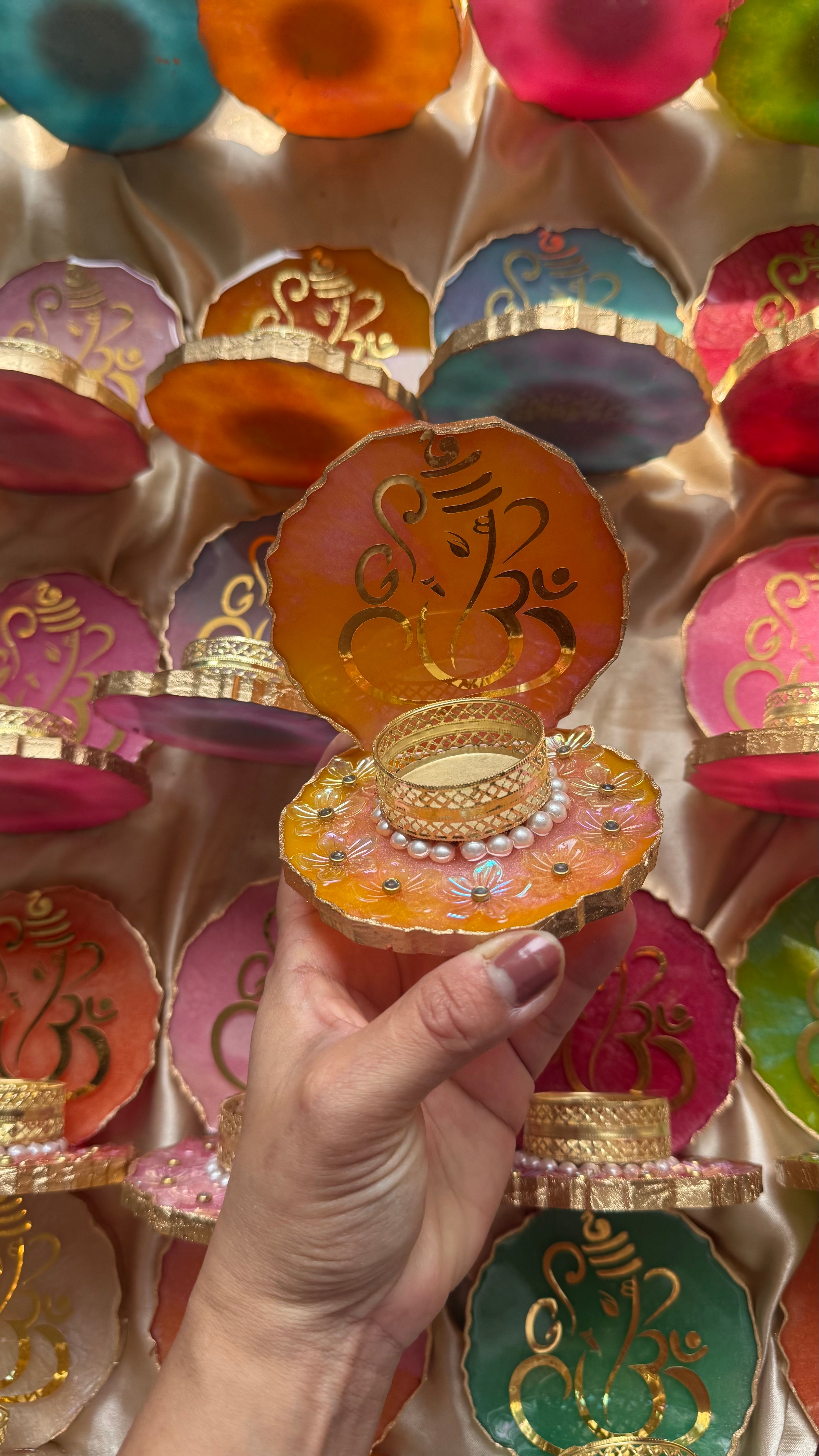 Ganesha candle stand