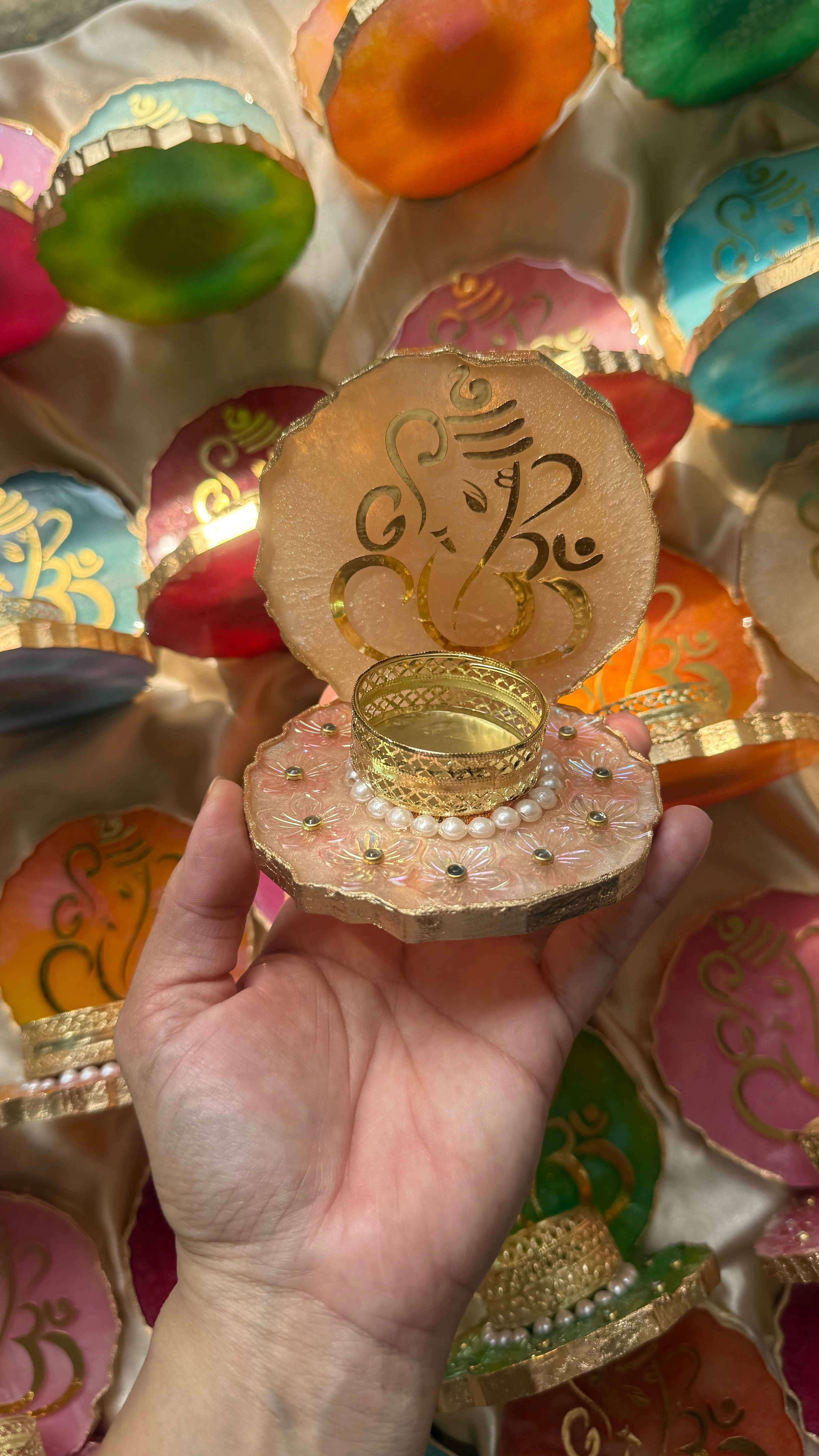 Ganesha candle stand