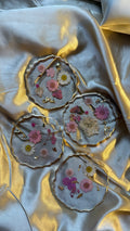 Floral coasters