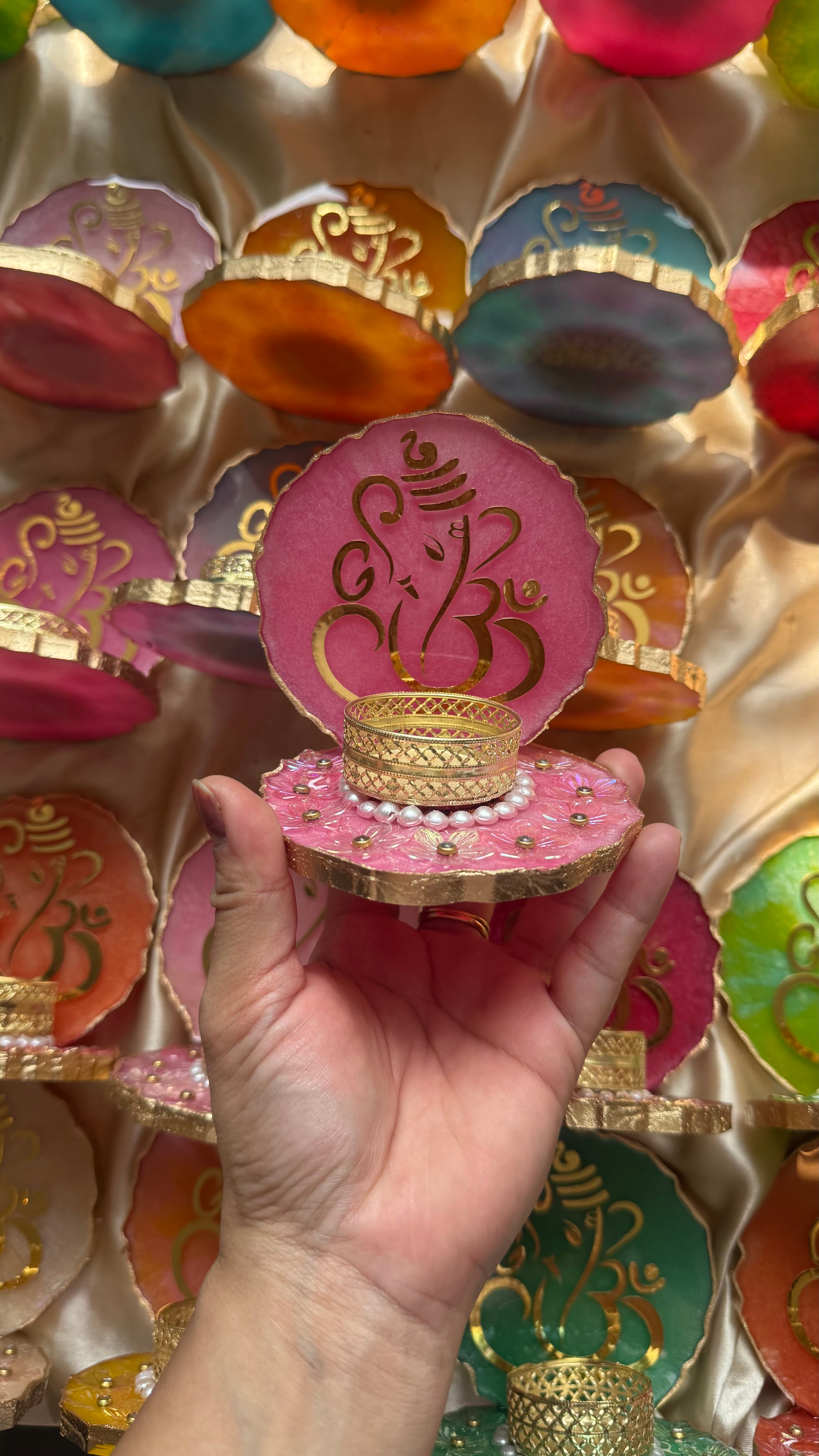 Ganesha candle stand