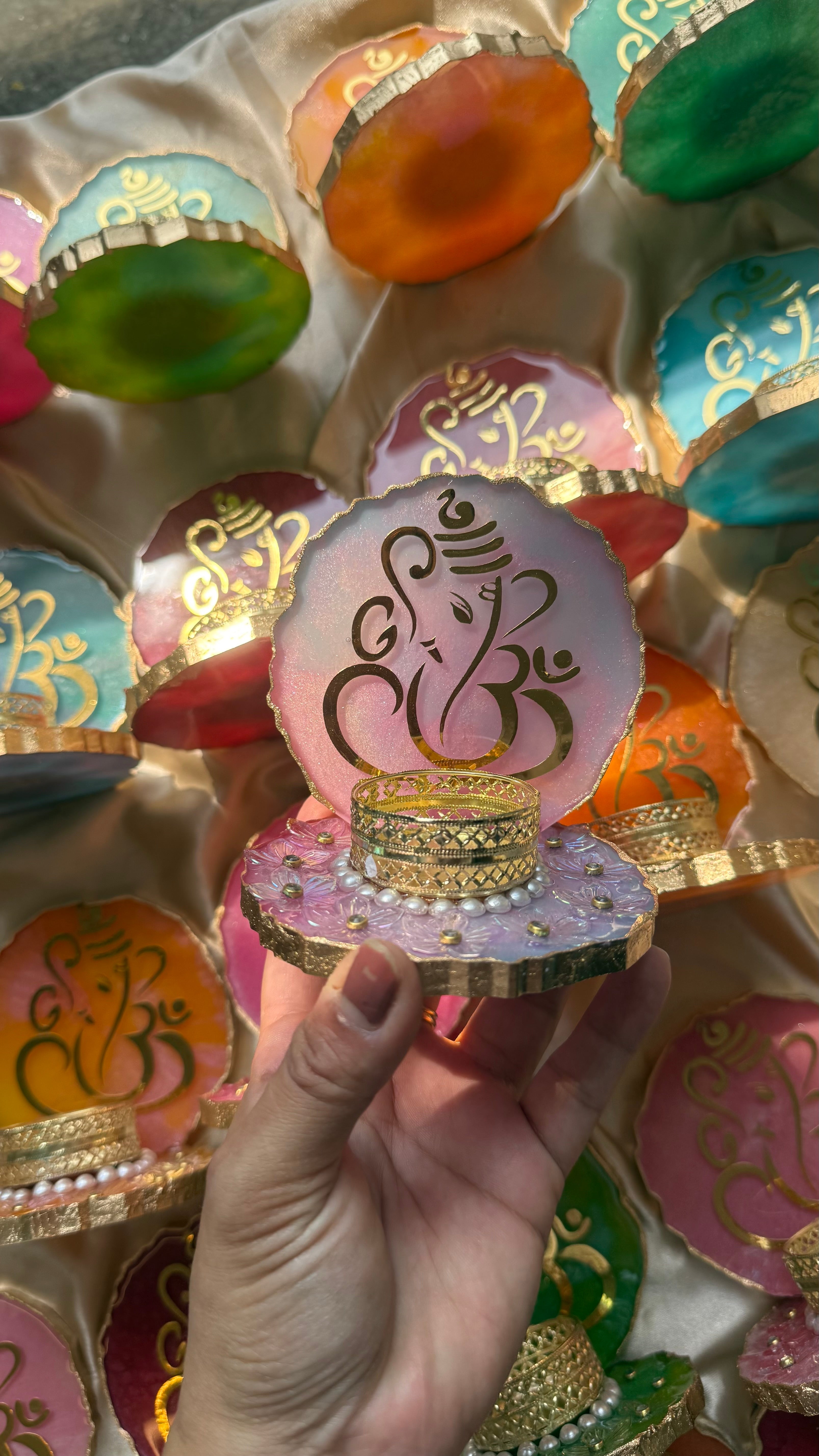 Ganesha candle stand