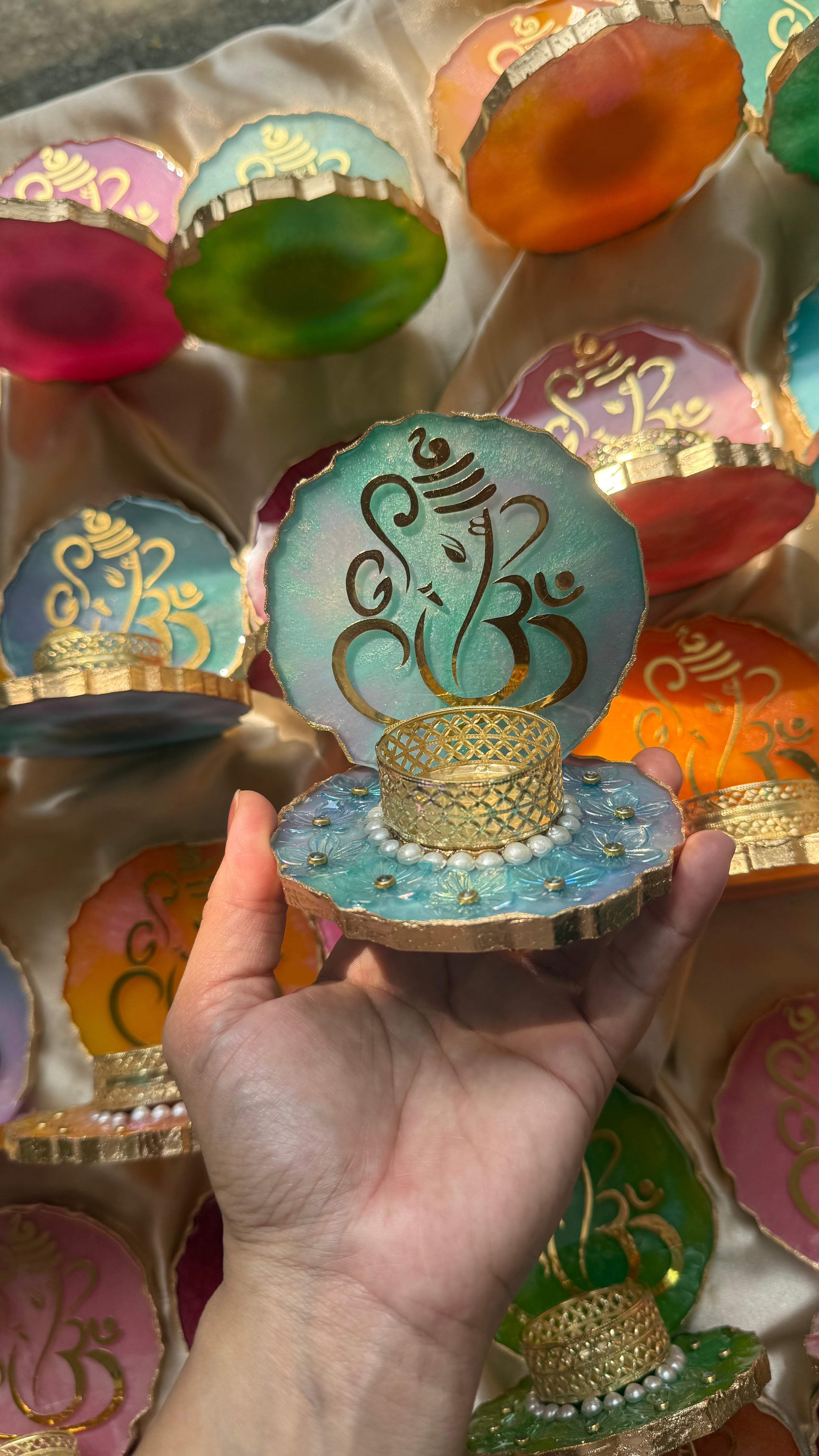 Ganesha candle stand