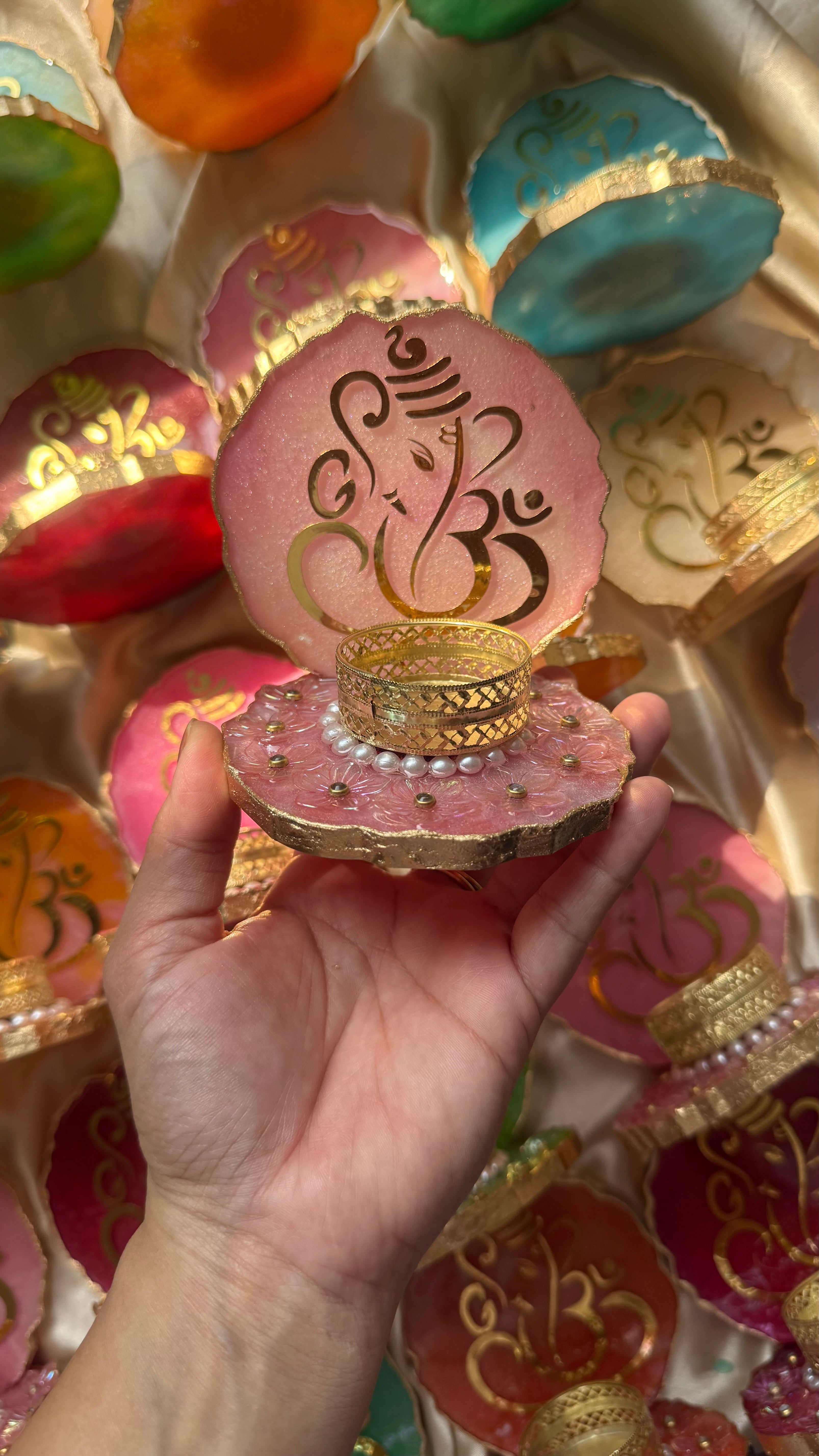 Ganesha candle stand