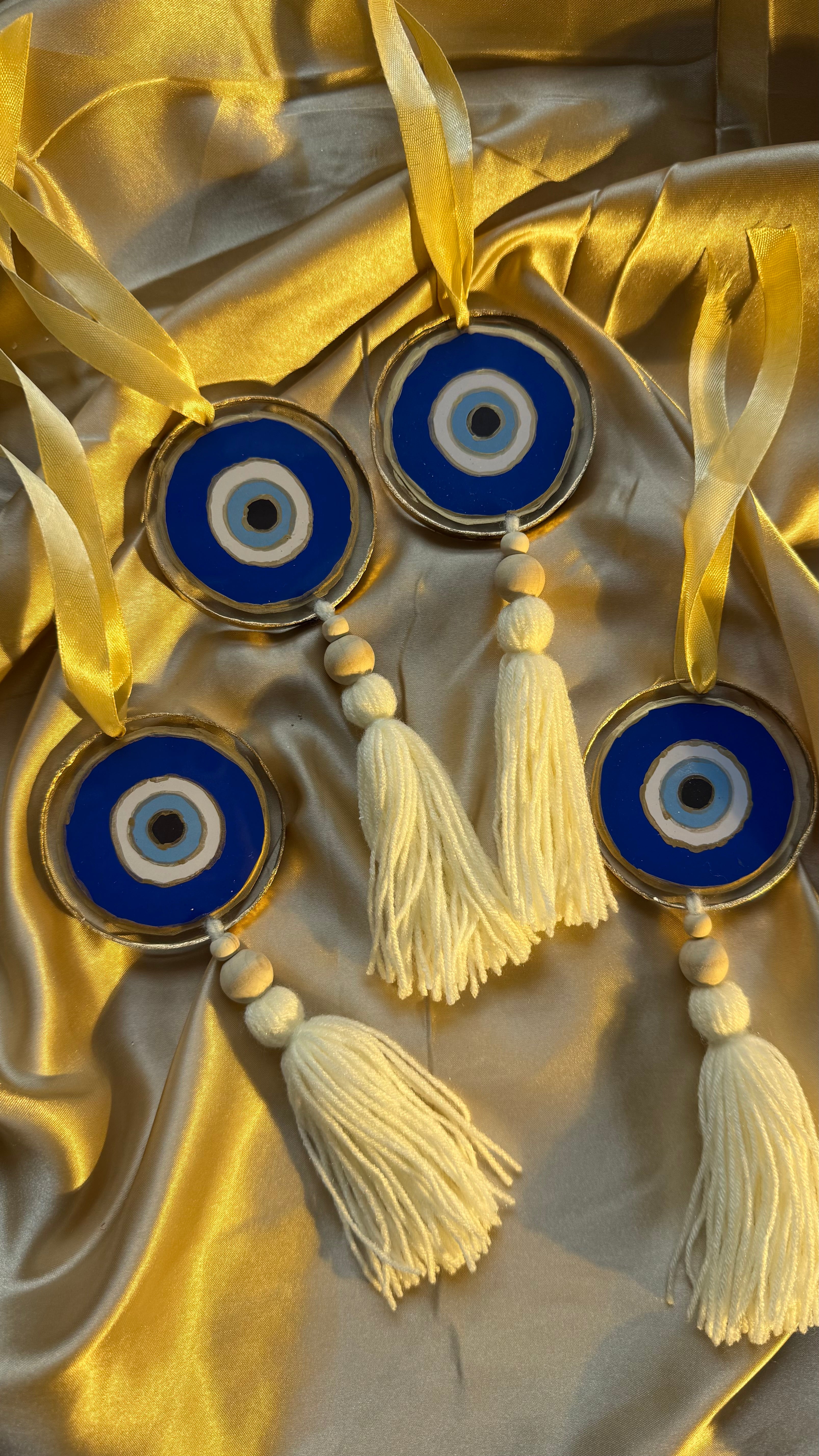 Boho evil eye hanging