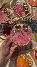 5 inches ganesha roli plate