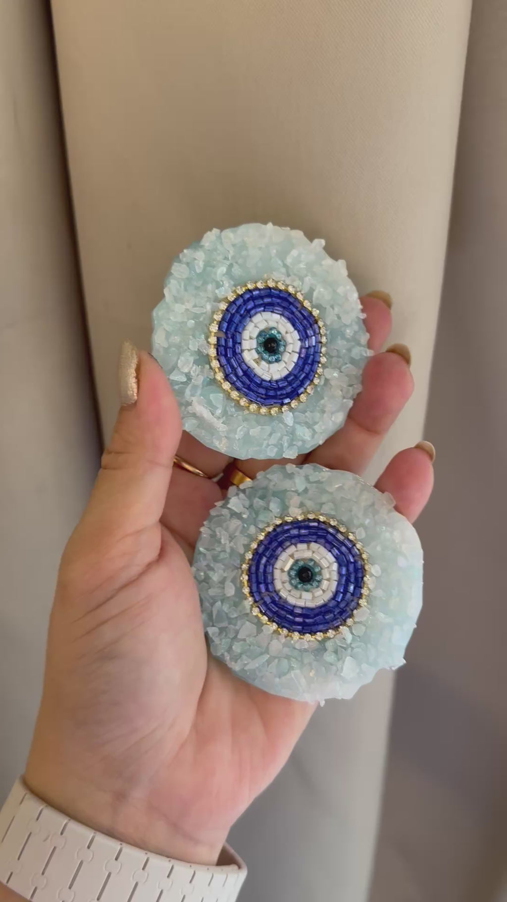 Smaller evil eye magnets