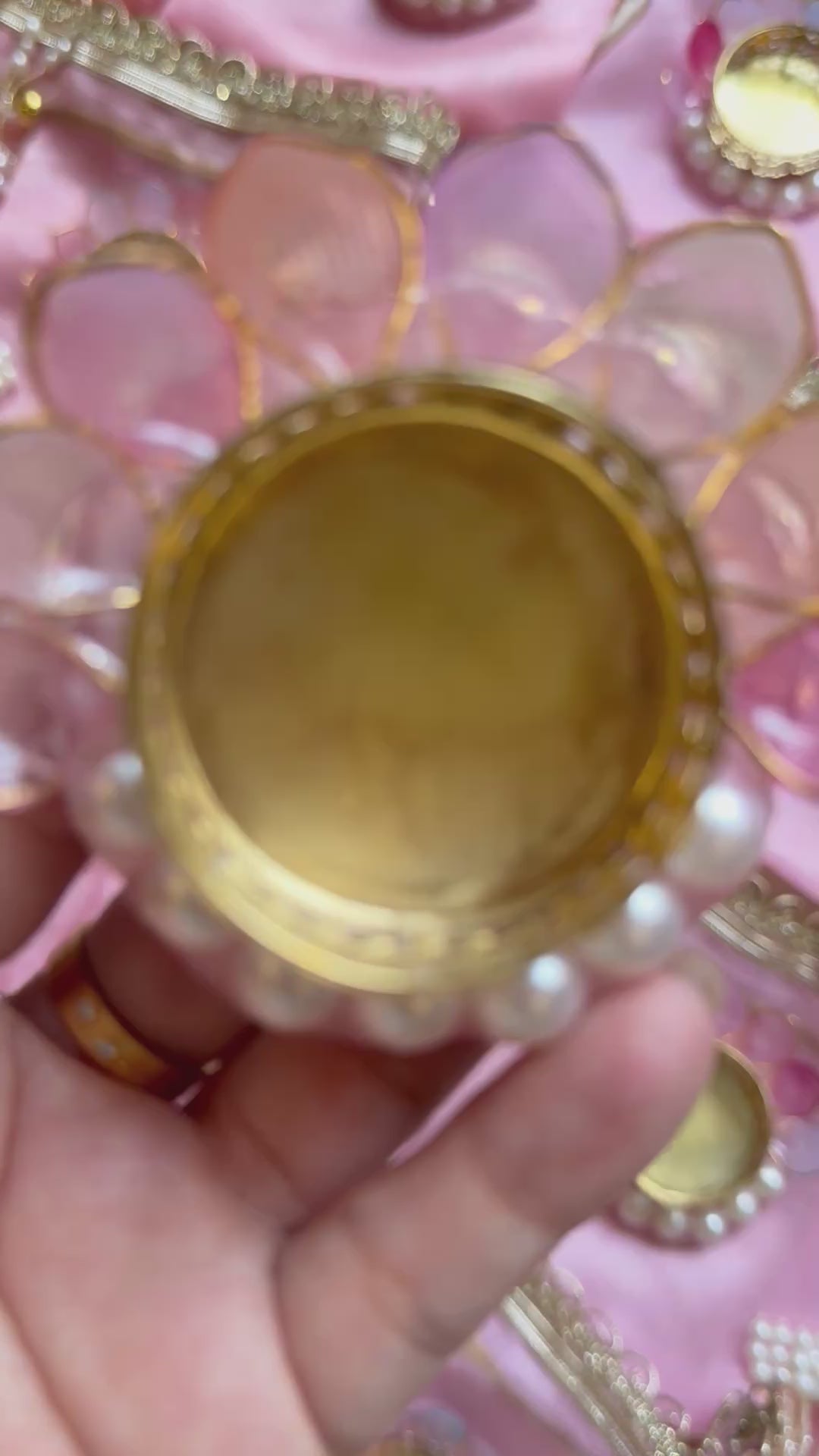 Half petal candle holders
