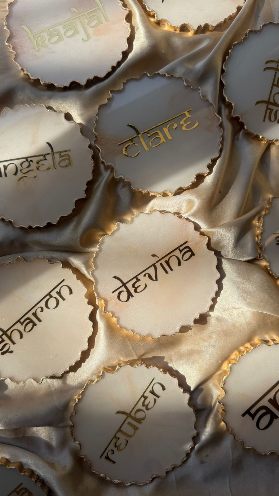 Customised Name Resin Coaster
